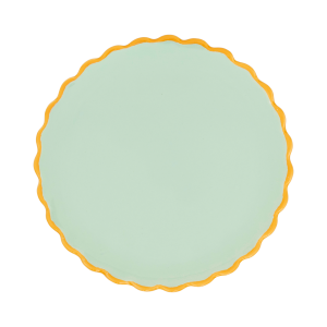 Urban Nature Culture – Good Morning plate sculpted – Celadon – 13.5 cm