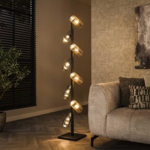Vloerlamp Cylinder Glass 8L
