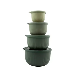 Dotz – bewaardozen – set van 4 – groen