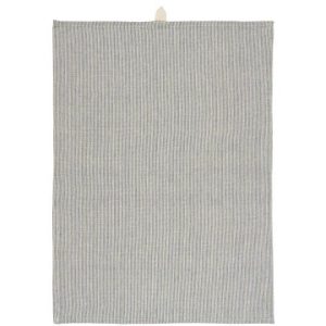 IB Laursen – theedoek Charlie – wit/blauw – 50 x 70 cm
