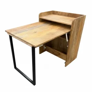 Inklapbaar kastje kinder bureau met opbergruimte