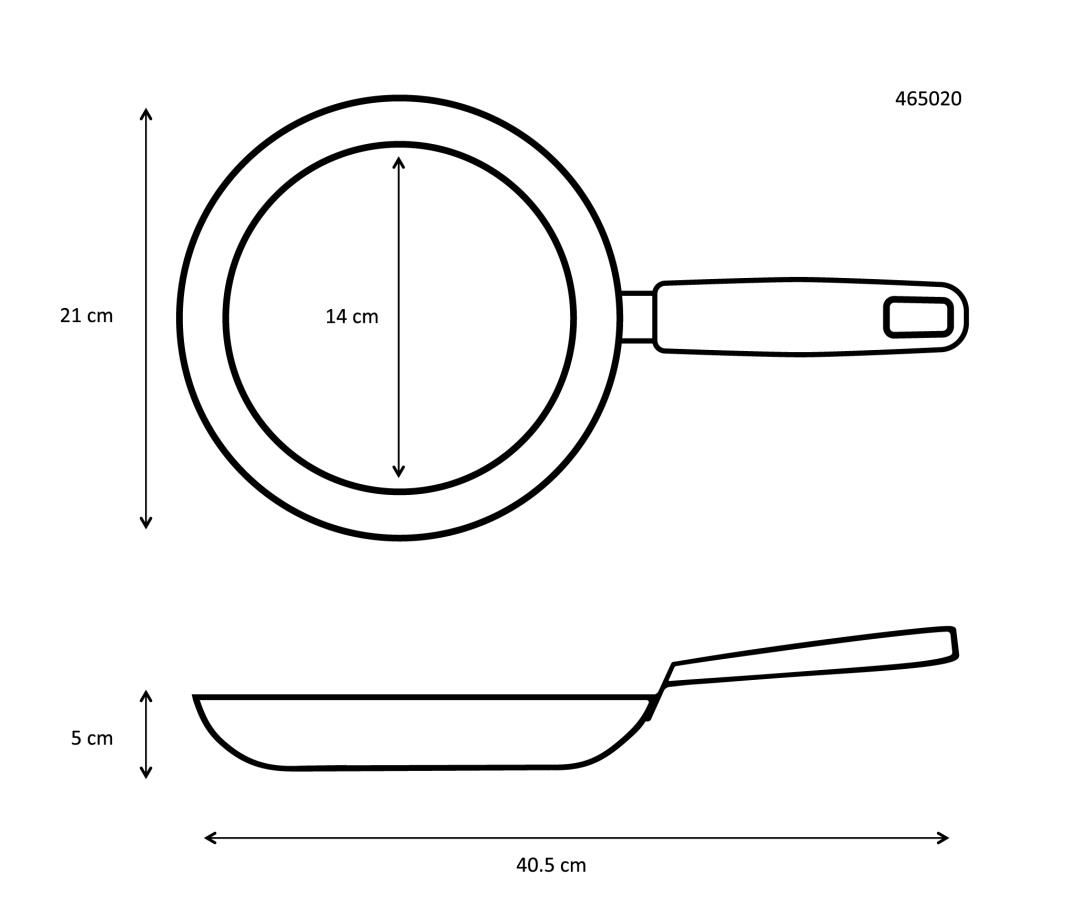 Ibili – koekenpan Titan – PFAS-vrij – 20 cm - Afbeelding 3