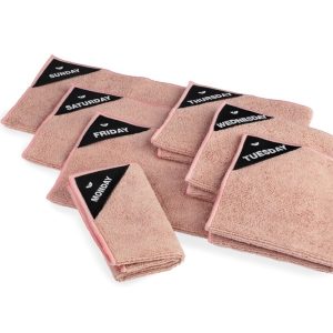 Klud – vaatdoekjes – set van 7 – roze