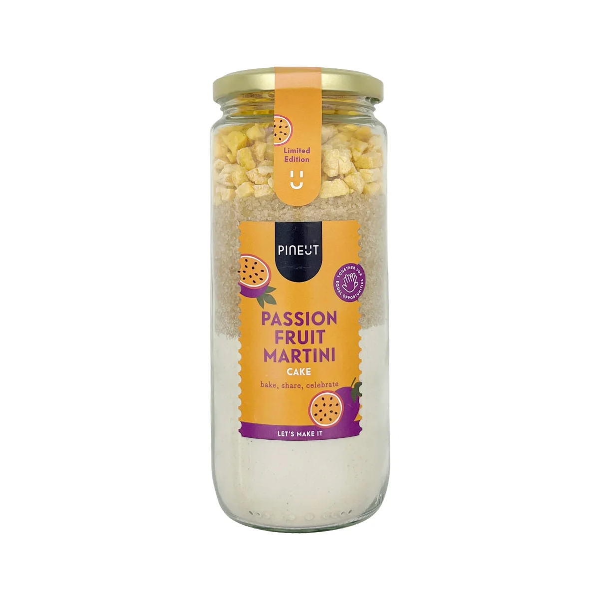 Pineut – Passionfruit Martini cake – cakemix met passievrucht – 370 gr - Afbeelding 2