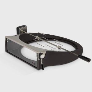 PiRO Original Large rotisserie met kijkglas voor kamado