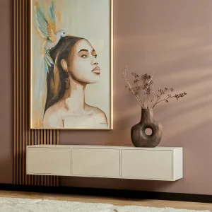 Zwevend tv meubel Vision Sand 160 cm
