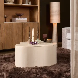 Organische Salontafel Lovi | 77 cm | Sand