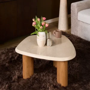 Kleine Organische Salontafel Nuvé | 84 cm