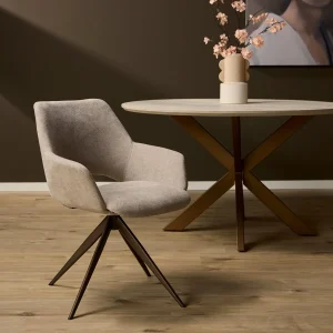 Eetkamerstoel Daisy creme (bestellen per 2)