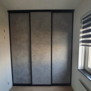 Schuifwand met omlijsting