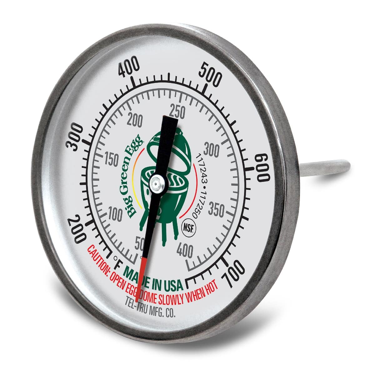 Tel-Tru thermometer 5 cm voor Big Green Egg - Afbeelding 2