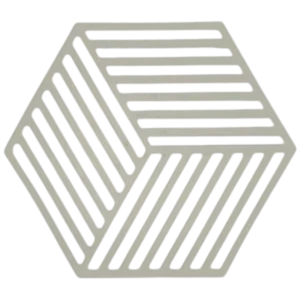 Zone Denmark – siliconen onderzetter Hexagon – mud – 16 x 14 cm