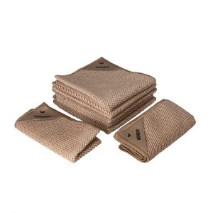Klud – vaatdoekjes – set van 7 – wafel – latte