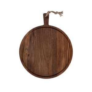 Bowls & Dishes – Pure Acacia Wood – Serveerplank rond – 45 cm