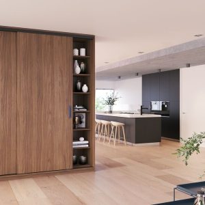 Schuifdeuren loft Raffito voor een kast vanaf