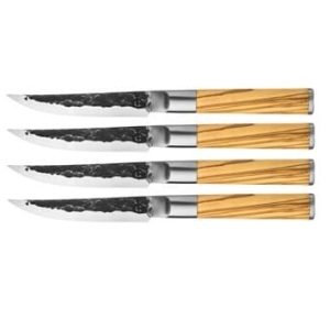 Style de Vie – Olive Forged steakmessenset – 4 stuks