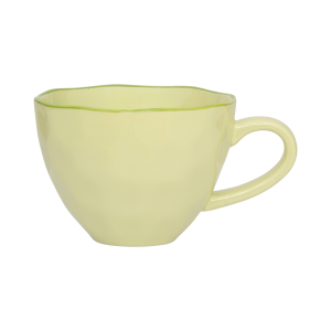 Urban Nature Culture – Good Morning Cup Cappuccino – sculpted – Pale Green