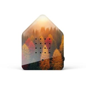 Relaxound – Zwitscherbox vogelhuisje met ontspannende geluiden – Golden Leaves Limited Edition